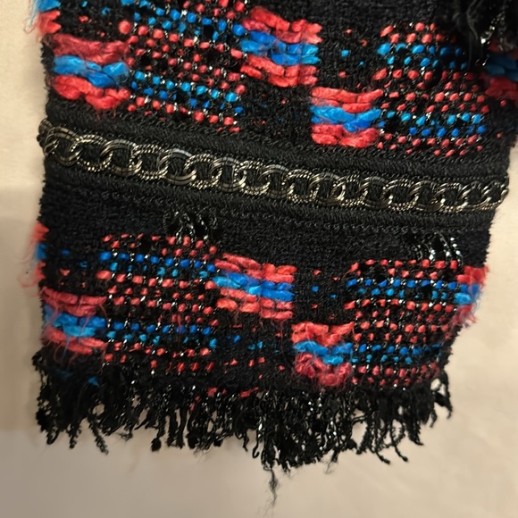 Trina Turk Secret Agent Kings Road Jacket in Multi Size 8 Color Black/Pink/Blue - Picture 4 of 11